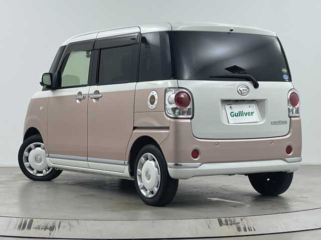 ダイハツ ムーヴ キャンバス G メイクアップ リミテッド　SAⅢ 埼玉県 2018(平30)年 5.8万km パールホワイトⅢ/ライトローズマイカメタリックⅡ 2トーン 純正ナビ　/全方位カメラ/両側パワースライドドア　/ドライブレコーダー/ＥＴＣ/バックカメラ/両側パワースライドドア　/衝突軽減ブレーキ　/オートマチックハイビーム　/ＬＥＤヘッドライト　/純正フロアマット/横滑り防止措置/アイドリングストップ　　/ドアバイザー　/フォグ　/スマートキー×２