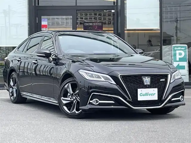 トヨタ クラウン ハイブリッド RS リミテッド 茨城県 2020(令2)年 0.6万km プレシャスブラックパール 純正ナビ/【AM・FM・CD・DVD・SD・USB・BT・TV】/パワーシート/シートヒーター/ステアリングヒーター/パーキングアシスト/100V電源/サンルーフ/レーダークルコン/ETC2.0/全方位カメラ/前後ルームミラー型ドラレコ/前後コーナーセンサー/電動パーキングブレーキ/ブレーキホールド/BSM/HUD/純正アルミホイール/オートライト/LEDライト
