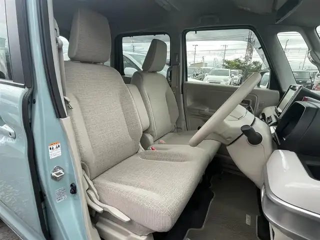 スズキ スペーシア HYBRID X 2トーン 滋賀県 2019(令1)年 1.5万km オフブルーメタリック/ホワイト2トーン 禁煙車/純正8型ナビ/（CD/DVD/フルセグTV/BT/SD/FM/AM）/スズキセーフティサポート/・デュアルセンサーブレーキサポート（衝突被害軽減ブレーキ）/・車線逸脱警報機能/・標識認識機能/・アダプティブクルーズコントロール（ACC）/・オートハイビーム/・後退時ブレーキサポート/全方位カメラ/ビルトインETC/両側パワースライドドア/D席シートヒーター/プッシュスタート/スマートキー/純正ドアバイザー/純正フロアマット