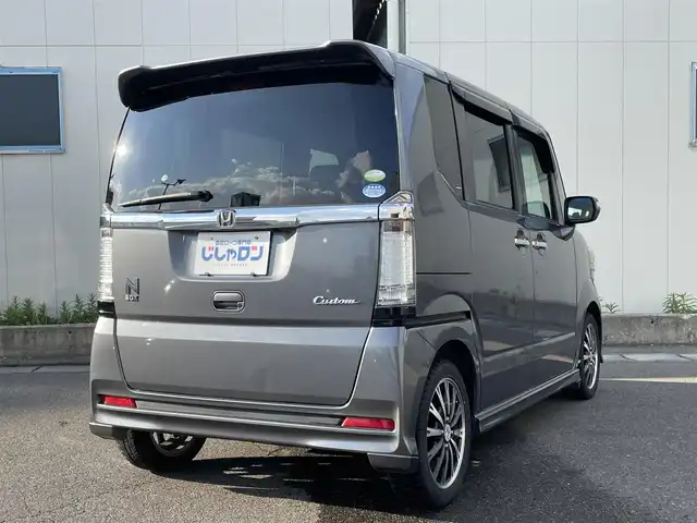 ホンダ Ｎ ＢＯＸ カスタム G ターボパッケージ 福島県 2012(平24)年 9万km ポリッシュドメタルメタリック (株)IDOMが運営する【じしゃロン福島店】の自社ローン専用車両になります。こちらは現金またはオートローンご利用時の価格です。自社ローンご希望の方は別途その旨お申付け下さい/純正ナビ（AM/FM/CD/DVD/BT)/フルセグテレビ/両側パワースライドドア/クルーズコントロール/ETC/ステアリングスイッチ/パドルシフト/純正15インチアルミホイール/横滑り防止装置