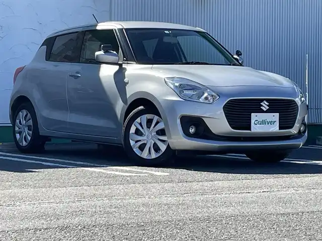 スズキ スイフト XG 徳島県 2017(平29)年 4.9万km スターシルバーメタリック 5F/7インチナビ/（Bluetooth/フルセグTV/CD/DVD/ラジオ）/シートヒーター/HIDヘッドライト/フォグライト/ビルトインETC/電格ミラー/プッシュスタート/スマートキー/スペアキー