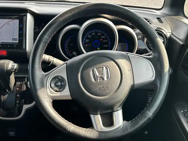 ホンダ Ｎ ＢＯＸ カスタム G Aパッケージ 千葉県 2014(平26)年 6.9万km プレミアムダイナミックブルーパール ナビ　両側パワースライドドア　ドラレコ　衝突軽減ブレーキ　バックカメラ　フルセグＴＶ　スマートキー　プッシュスタート　Ｗエアバック　カーテンエアバック　ＨＩＤ 横滑り防止 14インチアルミホイール