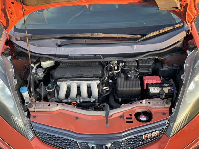 ホンダ フィット RS 山口県 2011(平23)年 10.5万km サンセットオレンジⅡ 6速マニュアル車/純正HDDナビ/CD/DVD/Bluetooth/フルセグテレビ/ETC/保証書/取扱説明書/記録簿/HIDヘッドライト/フォグライト/オートライト/オートエアコン/社外フロアマット/リモコンキー/スペアキー/純正16インチアルミホイール/前後ドライブレコーダー/電動格納ミラー