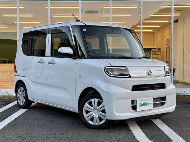 ダイハツ タント L 愛媛県 2024(令6)年 0.3万km シャイニングホワイトパール 純正ワイドナビ（NMZK-７３D）/フルセグTV Bluetooth DVD SD USB/バックカメラ/両側スライドドア/スマートアシスト/前後コーナーセンサー/車線逸脱警報/オートハイビーム/LEDヘッドライト/オートライト/ビルトインETC/純正フロアマット/オートエアコン/スマートキー2個/ドアバイザー/取説・保証書