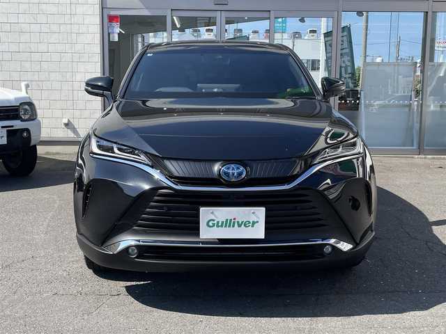 トヨタ ハリアー ハイブリッド Z レザーパッケージ 青森県 2025(令7)年 0.1万km プレシャスブラックパール ワンオーナー/寒冷地仕様/パノラミックビューモニター/調光パノラマルーフ/おくだけ充電/LEDヘッドライト/純正19AW/インナーミラー/ＪＢＬディスプレーオーディオナビ地デジ/ステアリングヒーター/ＥＴＣ２．０/パワーバックドア/本革シート/シートヒーター/スマートキー/スペアキー/新車時保証書/取扱説明書