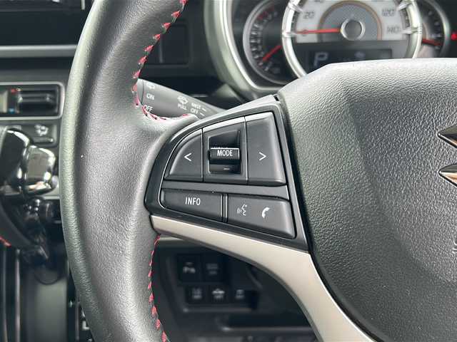 スズキ スペーシア カスタム HYBRID XS 茨城県 2019(令1)年 4.1万km フェニックスレッドパール/ブルーイッシュブラックパール 社外ナビ/ipod/USB/SD/BT/AM/FM/バックカメラ/両側パワースライドドア/LEDオートライト/オートマッチクハイビーム/ハーフレザーシート/純正15インチアルミホイール/オートエアコン/アイドリングストップ/スマートキー/ETC/コーナーセンサ―/横滑り防止装置/エアバッグ/レーンキープアシスト/衝突被害軽減システム/禁煙車