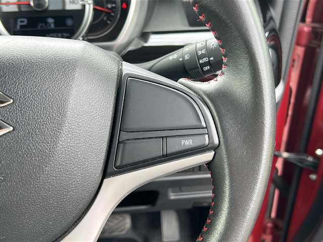 スズキ スペーシア カスタム HYBRID XS 茨城県 2019(令1)年 4.1万km フェニックスレッドパール/ブルーイッシュブラックパール 社外ナビ/ipod/USB/SD/BT/AM/FM/バックカメラ/両側パワースライドドア/LEDオートライト/オートマッチクハイビーム/ハーフレザーシート/純正15インチアルミホイール/オートエアコン/アイドリングストップ/スマートキー/ETC/コーナーセンサ―/横滑り防止装置/エアバッグ/レーンキープアシスト/衝突被害軽減システム/禁煙車
