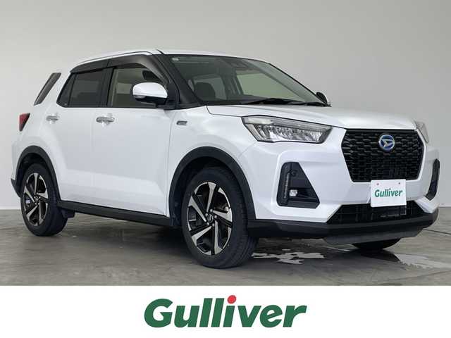 ダイハツ ロッキー プレミアム G HEV 埼玉県 2021(令3)年 4.3万km シャイニングホワイトパール 社外９インチナビ　パノラマモニター　アダプティブクルーズコントロール　ビルトインＥＴＣ　ハーフレザーシート　シートヒーター　ドライブレコーダー　スマートアシスト　ＬＥＤライト　純正アルミ　地デジＴＶ