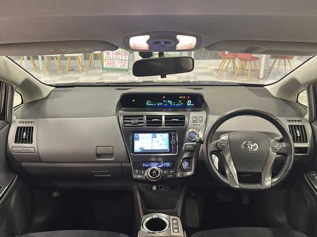 トヨタ プリウス α S チューンブラック 岐阜県 2014(平26)年 16.3万km ブラック 純正ナビ/フルセグテレビ/Bluetooth/CD/DVD/USB/VTR/バックカメラ/ETC/ドライブレコーダー/LEDヘッドライト/純正フロアマット/純正アルミホイール/スマートキー/スペアキー/アンチブレーキシステム/盗難防止システム/オートライト/プッシュスタート