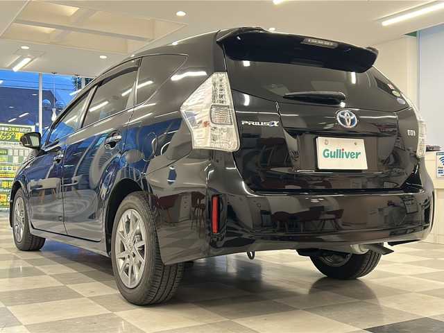 トヨタ プリウス α S チューンブラック 岐阜県 2014(平26)年 16.3万km ブラック 純正ナビ/フルセグテレビ/Bluetooth/CD/DVD/USB/VTR/バックカメラ/ETC/ドライブレコーダー/LEDヘッドライト/純正フロアマット/純正アルミホイール/スマートキー/スペアキー/アンチブレーキシステム/盗難防止システム/オートライト/プッシュスタート