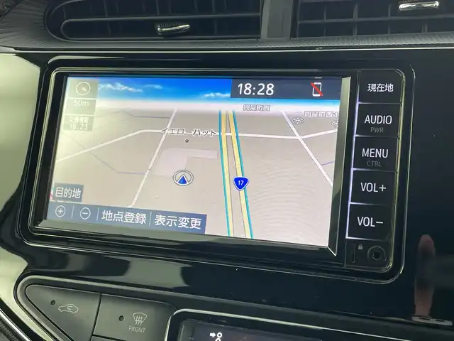 トヨタ アクア G 群馬県 2019(平31)年 1.1万km グレー 純正ナビ/ワンセグ/クルーズコントロール/ETC  /ドラレコ/前席シートヒーター/ステアリングスイッチ