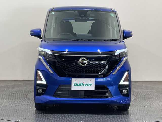 日産 ルークス HWS Gターボ プロパイロットED 愛媛県 2021(令3)年 3万km アトランティックブルー 純正9インチナビ/フルセグ/Bluetooth/USB/アラウンドビューモニター/プロパイロット/両側電動スライドドア/衝突被害軽減ブレーキ/レーンキープアシスト/前後コーナーセンサー/LEDヘッドライト/ドライブレコーダー/ETC2.0/アイドリングストップ