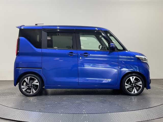 日産 ルークス HWS Gターボ プロパイロットED 愛媛県 2021(令3)年 3万km アトランティックブルー 純正9インチナビ/フルセグ/Bluetooth/USB/アラウンドビューモニター/プロパイロット/両側電動スライドドア/衝突被害軽減ブレーキ/レーンキープアシスト/前後コーナーセンサー/LEDヘッドライト/ドライブレコーダー/ETC2.0/アイドリングストップ