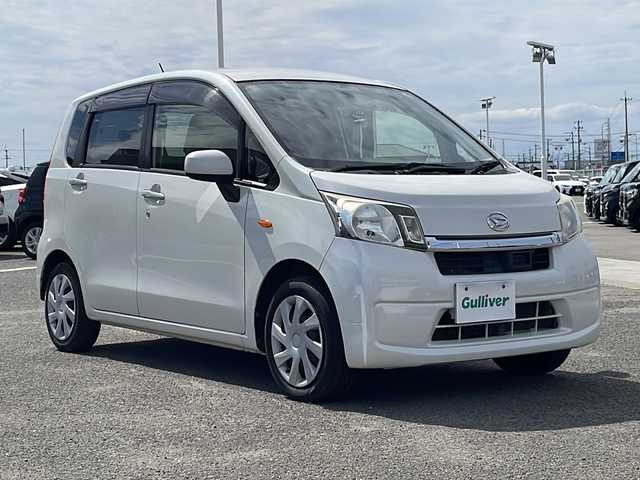 ダイハツ ムーヴ L スマートセレクション SA 徳島県 2014(平26)年 8.6万km パールホワイトⅢ 純正オーディオ/（AM/FM/CD/AUX）/オートエアコン/ハロゲンヘッドライト/ETC/純正フロアマット/ドアバイザー/リモコンキー/スペアキー