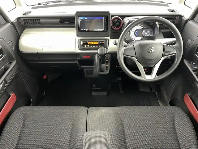 スズキ スペーシア HYBRID G 福島県 2023(令5)年 2.1万km ベージュ スズキセーフティサポート/・衝突被害軽減ブレーキ/・車線逸脱警報装置/・後退時ブレーキサポート/・パーキングセンサー/・オートマチックハイビーム/社外HDDナビ/・型番：MDV-D710W/・フルセグTV/BT/SD/DVD/CD/FM/AM/・ETC/両側スライドドア/ステアリングリモコン/プッシュスタート/・スマートキー/ハロゲンヘッドライト/・オートライト/・ヘッドライトレベライザー/純正フロアマット