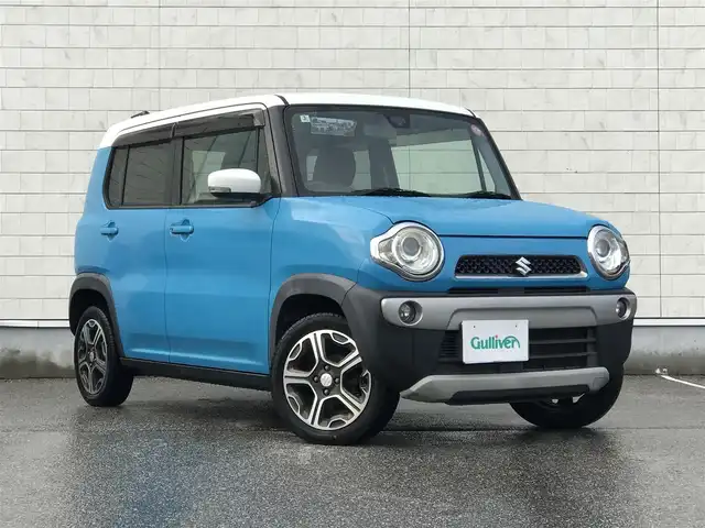 スズキ ハスラー X 富山県 2014(平26)年 11.9万km サマーブルーM スタッドレスタイヤ車載/社外ナビ/フルセグTV/Bluetooth/クルーズスカウター/AR HUDユニット/衝突被害軽減ブレーキ/ダウンヒルアシストコントロール/横滑り防止装置/プッシュスタート/スマートキー/シートヒーター/オートライト/ETC