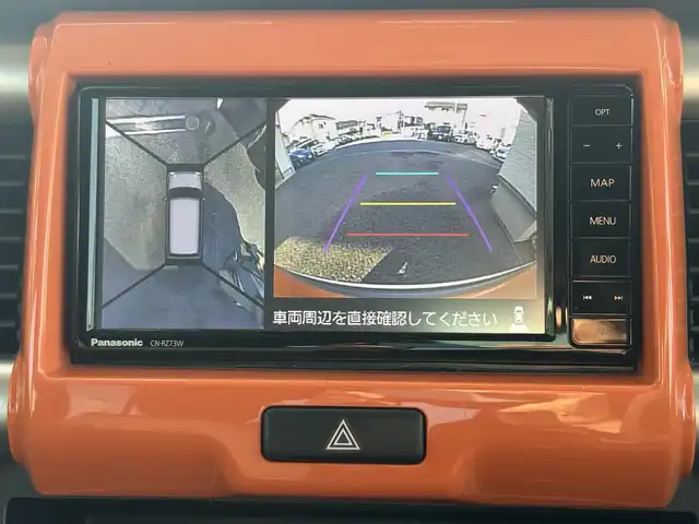 スズキ ハスラー X 埼玉県 2018(平30)年 2.4万km パッションオレンジマイカ/スペリアホワイト ・ディーラー点検記録完備/H31:R2:3:4:5:6:7年有り/・ワンオーナー　/・デュアルカメラブレーキサポート/・ナビＴＶ　ＳＤ　ＤＶＤ　ＢＴ　/・アラウンドビューモニター　/・前後ドライブレコーダー　/・オートライト/・LEDヘットライト/・フォグライト/・アイドリングストップ　/・シートヒーター　　/・プリクラッシュ　/・レーンアシスト/・スマートキー×２/・プッシュスタート/・純正15インチアルミ/・保証書/・取説