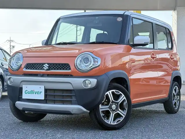 スズキ ハスラー X 埼玉県 2018(平30)年 2.4万km パッションオレンジマイカ/スペリアホワイト ・ディーラー点検記録完備/H31:R2:3:4:5:6:7年有り/・ワンオーナー　/・デュアルカメラブレーキサポート/・ナビＴＶ　ＳＤ　ＤＶＤ　ＢＴ　/・アラウンドビューモニター　/・前後ドライブレコーダー　/・オートライト/・LEDヘットライト/・フォグライト/・アイドリングストップ　/・シートヒーター　　/・プリクラッシュ　/・レーンアシスト/・スマートキー×２/・プッシュスタート/・純正15インチアルミ/・保証書/・取説