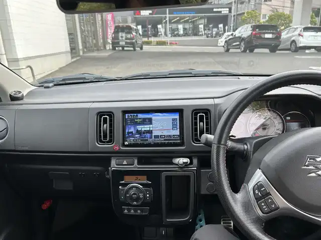 スズキ アルト ワークス 長崎県 2017(平29)年 4.2万km スチールシルバーM 社外SDナビ(Bluetooth/DISC/TV/FM/AM)/プッシュスタート/バックカメラ/スマートキー/オートライト/ビルトインETC/電動格納ミラー/保証書/取説/スペアキー/WORK16インチアルミホイール/FUJITSUBOマフラー(RIVID)/MONSTER SPORTエアロ(フロント/ウィンドウバイザー/GTウィング/サスペンション)/純正RECAROシート
