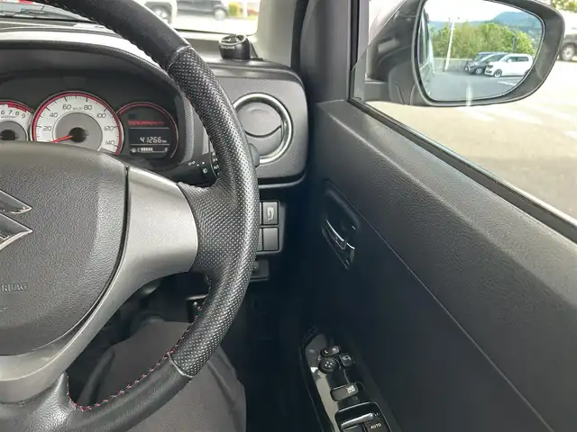スズキ アルト ワークス 長崎県 2017(平29)年 4.2万km スチールシルバーM 社外SDナビ(Bluetooth/DISC/TV/FM/AM)/プッシュスタート/バックカメラ/スマートキー/オートライト/ビルトインETC/電動格納ミラー/保証書/取説/スペアキー/WORK16インチアルミホイール/FUJITSUBOマフラー(RIVID)/MONSTER SPORTエアロ(フロント/ウィンドウバイザー/GTウィング/サスペンション)/純正RECAROシート