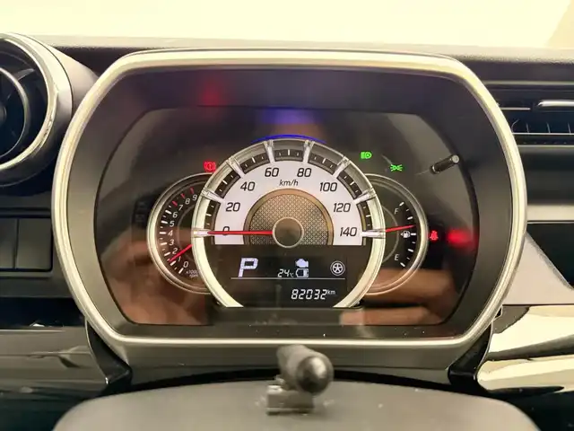 スズキ スペーシア カスタム HYBRID XS 兵庫県 2018(平30)年 8.2万km ブルーイッシュブラックパール3 ディーラーOPメモリナビ（SKX-S802）/（フルセグ/CD/DVD/SD/Bluetooth）/ビルトインETC/ハーフレザーシート/運転席シートヒーター/両側パワースライドドア/純正15インチアルミホイール/社外マット・バイザー/LEDヘッドライト/LEDフォグ/クリアナンスソナー/アイドリングストップ/PCM/LKA/サーキュレーター/スペアキー