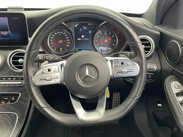 メルセデス・ベンツ Ｃ１８０ アバンギャルド 大分県 2019(平31)年 3.7万km モハーベシルバー ワンオーナ/アクティブブレーキアシスト/レーンチェンジアシスト/道路標識アシスト/アテンションアシスト/ブラインドスポットモニター/パークアシスト/純正ナビ/（フルセグ/apple car play/android auto/AM/FM)/バックカメラ/レーダークルーズコントロール/レザーシート/前席パワーシート/前席シートヒーター/パワーバックドア/パドルシフト/スマートキー・プッシュスタート/純正アルミホイール/保証書・取扱説明書