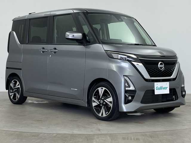 日産 ルークス HWS Gターボ プロパイロットED 鹿児島県 2022(令4)年 3.1万km チタニウムグレーメタリック 純正9型ナビ/（AM/FM/CD/DVD/Bluetooth）/フルセグテレビ/アラウンドビューモニター/プロパイロット/両側パワースライドドア /エマージェンシーブレーキ/ドライブレコーダー/ETC/シートヒーター/ステアリングリモコン/電動パーキングブレーキ/純正フロアマット/スマートキー