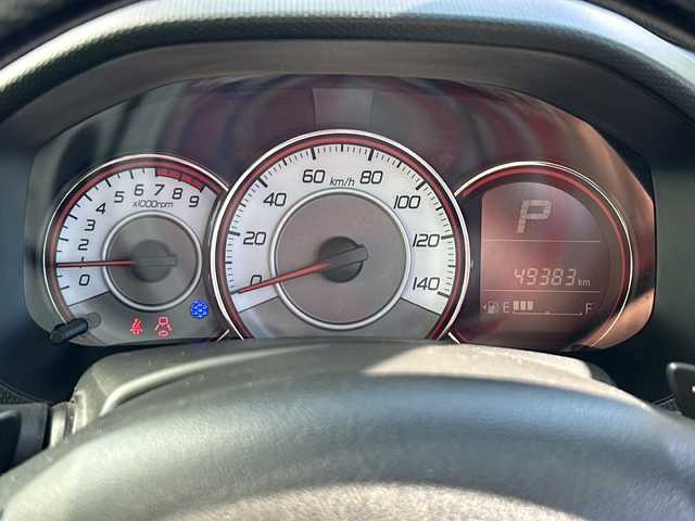 スズキ アルト ターボRS 山形県 2015(平27)年 5万km ブルーイッシュブラックパール3 禁煙車/4WD/衝突被害軽減ブレーキ/横滑り防止装置/前方ドライブレコーダー/社外ナビ/（Bluetooth/AM/FM/ワンセグ）/アイドリングストップ/ステアリングスイッチ/パドルシフト/ETC/スマートキー×２/HIDオートライト/電動格納ミラー/ドアバイザー/柿本マフラー/純正マフラー車載/純正アルミホイール/社外スタッドレスタイヤ車載/（155/65/R14)4mm