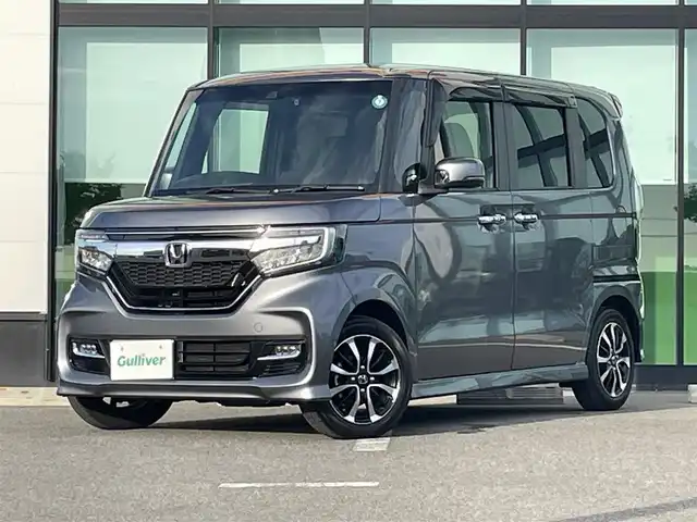 ホンダ Ｎ ＢＯＸ カスタム G L ホンダセンシング 和歌山県 2020(令2)年 1.3万km シャイニンググレーM 純正7インチナビ/バックカメラ/フルセグＴＶ/BT/CD/DVD/衝突軽減ブレーキ/レーンキープアシスト/レーダークルコン/オートライト/後方コーナーセンサー/前後ドラレコ/ビルトインETC/片側パワスラ/シートヒーター/ステリモ/LEDヘッドライト/フォグランプ/後席サンシェード/純正フロアマット/純正14インチアルミ/プッシュスタート