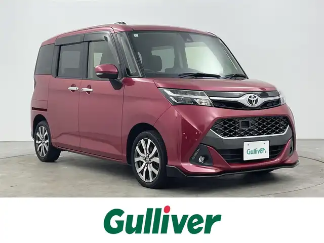 トヨタ タンク カスタムG－T 大分県 2017(平29)年 7.2万km マゼンタベリーマイカM 純正SDナビ（NSCD-W66）/　BT/CD/フルセグ/クルーズコントロール/アイドリングストップ/バックカメラ/オートライト/コーナーセンサー/ビルトインETC/フロアマット/プッシュスタート