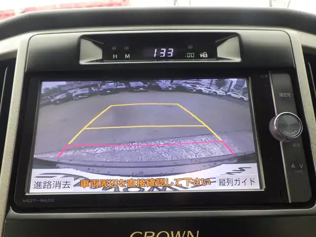 トヨタ クラウン ハイブリッド ロイヤル 千葉県 2013(平25)年 7.4万km ブラック 純正SDナビ/地デジTV/【DVD/CD再生機能　Bluetooth接続】/バックカメラ/前席シートヒーター/革巻きステアリング/ETC/HIDヘッドライト/フォグライト/ウインカーミラー/純正16インチアルミホイル/サイド/カーテンエアバッグ/スマートキー