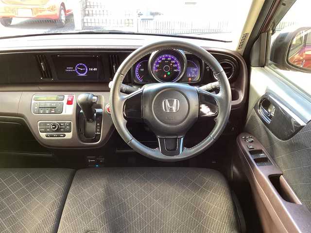 ホンダ Ｎ ＯＮＥ プレミアム Lパッケージ 兵庫県 2013(平25)年 1.5万km プレミアムディープロッソパール 登録時14388km/純正ディスプレイオーディオ/ ・バックカメラ/ ・Bluetooth/ ・HDMI/USB/ ・CD/FM/AM/キセノンヘッドライト/フォグランプ/オートライト/純正14インチAW/革巻きステアリング/シートリフター/社外前後ドライブレコーダー/ETC/スマートキーx2