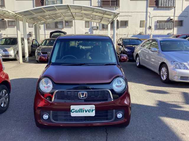 ホンダ Ｎ ＯＮＥ プレミアム Lパッケージ 兵庫県 2013(平25)年 1.5万km プレミアムディープロッソパール 登録時14388km/純正ディスプレイオーディオ/ ・バックカメラ/ ・Bluetooth/ ・HDMI/USB/ ・CD/FM/AM/キセノンヘッドライト/フォグランプ/オートライト/純正14インチAW/革巻きステアリング/シートリフター/社外前後ドライブレコーダー/ETC/スマートキーx2