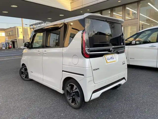日産 ルークス ハイウェイスター Gターボ 埼玉県 2021(令3)年 12.8万km ホワイトパール (株)IDOMが運営する【じしゃロン鳩ヶ谷店】の自社ローン専用車両になりますこちらは現金またはオートローンご利用時の価格です。自社ローンご希望の方は別途その旨お申付け下さい/オーディオレス/セーフティシールドスイッチ/車線逸脱防止支援システム/後側方衝突防止支援システム/インテリジェントルームミラー/アラウンドビューモニター/ハンズフリーオートスライドドア/ＬＥＤヘッドライト