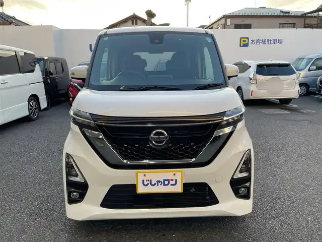 日産 ルークス ハイウェイスター Gターボ 埼玉県 2021(令3)年 12.8万km ホワイトパール (株)IDOMが運営する【じしゃロン鳩ヶ谷店】の自社ローン専用車両になりますこちらは現金またはオートローンご利用時の価格です。自社ローンご希望の方は別途その旨お申付け下さい/オーディオレス/セーフティシールドスイッチ/車線逸脱防止支援システム/後側方衝突防止支援システム/インテリジェントルームミラー/アラウンドビューモニター/ハンズフリーオートスライドドア/ＬＥＤヘッドライト
