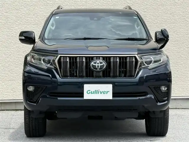 トヨタ ランドクルーザー プラド TX Lパッケージ ブラックED 滋賀県 2020(令2)年 5.3万km ブラッキッシュアゲハガラスフレーク ワンオーナー/純正SDナビ/フルセグテレビ/バックカメラ/ウィンカーミラー/クルーズコントロール/プッシュスタート/ETC/ルーフレール/D＋N席シートヒーター/D＋N席エアシート/Bluetooth