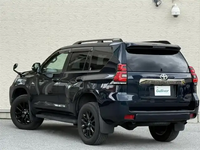 トヨタ ランドクルーザー プラド TX Lパッケージ ブラックED 滋賀県 2020(令2)年 5.3万km ブラッキッシュアゲハガラスフレーク ワンオーナー/純正SDナビ/フルセグテレビ/バックカメラ/ウィンカーミラー/クルーズコントロール/プッシュスタート/ETC/ルーフレール/D＋N席シートヒーター/D＋N席エアシート/Bluetooth
