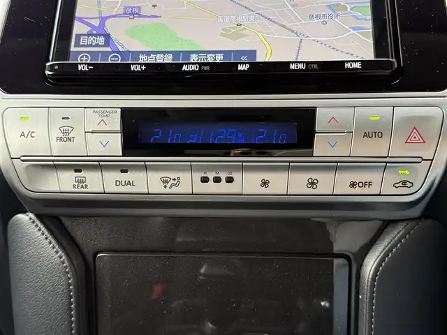 トヨタ ランドクルーザー プラド TX Lパッケージ ブラックED 滋賀県 2020(令2)年 5.3万km ブラッキッシュアゲハガラスフレーク ワンオーナー/純正SDナビ/フルセグテレビ/バックカメラ/ウィンカーミラー/クルーズコントロール/プッシュスタート/ETC/ルーフレール/D＋N席シートヒーター/D＋N席エアシート/Bluetooth