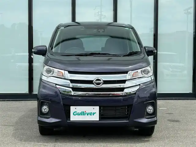 日産 デイズ ハイウェイスターG ターボ 大阪府 2017(平29)年 1.3万km プレミアムパープルP 純正ナビ　/   フルセグTV/CD/DVD/Bluetooth/アラウンドビューモニター/衝突軽減ブレーキ/クルーズコントロール　/アイドリングストップ　/前方ドライブレコーダー/オートマチックハイビーム　/純正15インチアルミホイール　/純正フロアマット　/プッシュスタート　/スマートキー　/ＥＴＣ　/ＬＥＤ/禁煙車