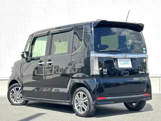 ホンダ Ｎ ＢＯＸ カスタム SSパッケージ 群馬県 2016(平28)年 7.4万km クリスタルブラックパール ワンオーナー/社外メモリーナビ（MDV-D403）/　CD/DVD/SD/BTオーディオ/ワンセグTV/バックカメラ/ビルトインETC/シートヒーター（運転席、助手席）/左側パワースライドドア/ステアリングスイッチ/プッシュスタート/アームレスト/リヤロールサンシェード/ECONモード/ウインカーミラー/キセノンヘッドライト/チップアップシート/純正14インチアルミホイール/保証書/取扱説明書/スマートキー