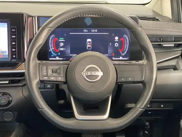 日産 オーラ G レザーエディション 岐阜県 2022(令4)年 1.5万km ピュアホワイトパール ブラインドスポットモニタ　/純正9インチナビ（フルセグ・Bluetooth・CD・DVD・USB）　全方位カメラ　/ドライブレコーダー　/デジタルインナーミラー　/ビルトインETC　/クリアランスソナー　/前席シートヒーター/純正フロアマット/ドアバイザー/ステアリングヒーター/純正17インチアルミホイール/スペアキー/保証書/取扱説明書/ナビ取扱説明書