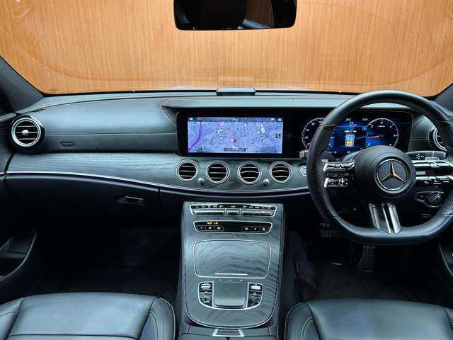 メルセデス・ベンツ Ｅ２２０ｄ スポーツ 千葉県 2021(令3)年 2.1万km ハイテックシルバー AMGインテリアパッケージ　/エクスクルーシブパッケージ　/Burmesterサウンド　/ACC　/黒革シート　/ナビ　/TV/360°CarPlay　/Bluetooth接続　/HUD　/シートヒーター　/電動トランク　/アクティブパーキング　/ハイビームアシストプラス　/ETC