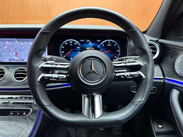 メルセデス・ベンツ Ｅ２２０ｄ スポーツ 千葉県 2021(令3)年 2.1万km ハイテックシルバー AMGインテリアパッケージ　/エクスクルーシブパッケージ　/Burmesterサウンド　/ACC　/黒革シート　/ナビ　/TV/360°CarPlay　/Bluetooth接続　/HUD　/シートヒーター　/電動トランク　/アクティブパーキング　/ハイビームアシストプラス　/ETC