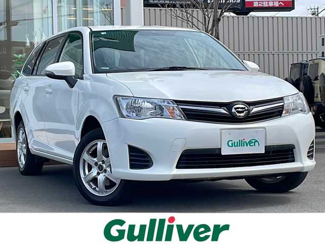 トヨタ カローラ フィールダー 1．5X 道央・札幌 2014(平26)年 8.7万km スーパーホワイトⅡ ・４WD/・寒冷地仕様/・社外ナビ/　CD＆USB＆TV/・バックカメラ/・ワイパー熱線/・電動格納ミラー/・ETC/・鉄ホイール＆冬タイヤ積込/・社外エンジンスターター/・純正フロアマット/・ウィンカーミラー/・リモコンキー/・カーテンエアバック