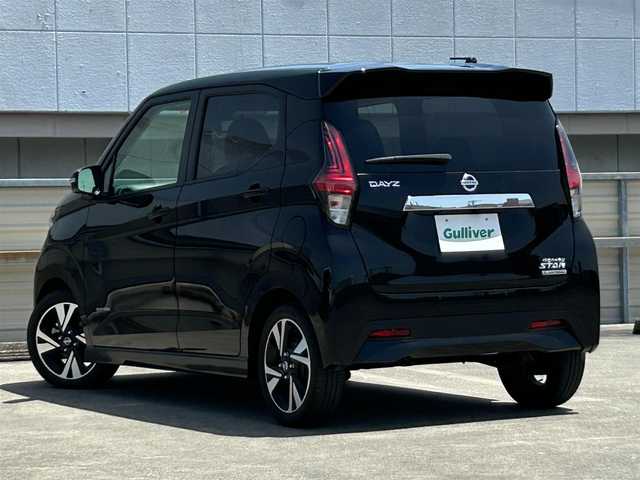 日産 デイズ HWS G ターボ プロパイロットED 静岡県 2022(令4)年 1.4万km ブラック 純正ディーラーナビ/フルセグ/プロパイロット/LEDヘッドライト/純正フロアマット/Bluetooth/アイドリングストップ/電動格納ミラー/ステアリングスイッチ