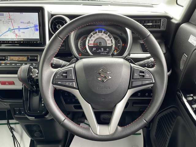 スズキ スペーシア カスタム HYBRID XS ターボ 岩手県 2018(平30)年 2.3万km ピュアホワイトP ヘッドアップディスプレイ/純正8ナビ/AM/FM/CD/Bluetooth/フルセグTV/バックカメラ/全方位カメラ/ETC/両側パワースライドドア/クルーズコントロール/衝突被害軽減ブレーキ/レーンキープアシスト/横滑り防止装置/コーナーセンサー/アイドリングストップ/シートヒーター/オートライト/LEDヘッドライト/フォグランプ/スマートキー/プッシュスタート/電動格納ミラー/純正15インチAW/純正フロアマット/保証書/取扱説明書