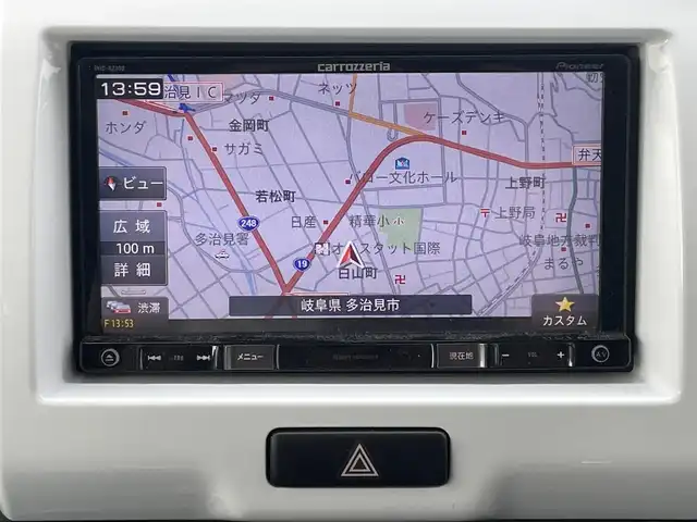 スズキ ハスラー X 岐阜県 2017(平29)年 8万km クールカーキPM (株)IDOMが運営する【じしゃロン多治見店】の自社ローン専用車両になります。こちらは現金またはオートローンご利用時の価格です。自社ローンご希望の方は別途その旨お申付け下さい。/社外ナビ/　（DVD/ワンセグ）/デュアルカメラブレーキサポート/レーンキープアシスト/前席シートヒーター/アイドリングストップ/オートライト/フォグランプ