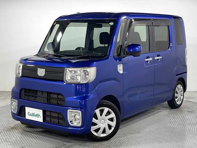 ダイハツ ウェイク D 広島県 2016(平28)年 3.5万km ブルーメタリック 禁煙/社外ナビ/・ＣＤ／ＤＶＤ再生機能/アイドリングストップ/両側スライドドア/スペアキー/フォグランプ/横滑り防止/ヘッドライトレベライザー/純正フロアマット/パワーステアリング　パワーウィンドウ