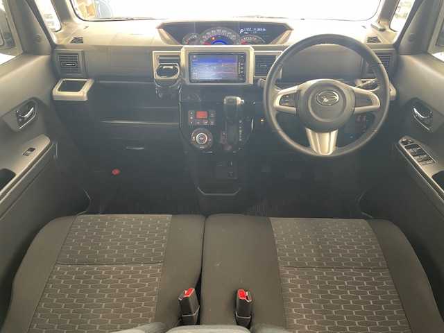 ダイハツ ウェイク G ターボ リミテッド SAⅢ 宮城県 2018(平30)年 8.9万km パールホワイトⅢ ターボ/4WD/スマートアシスト/社外SDナビ/（型番：CN-RE04WD)/・バックカメラ/・フルセグTV/Bluetooth/CD/DVD/・USB入力端子/・ETC/フリップダウンモニター/両側パワースライドドア/後方コーナーセンサー/プッシュスタート/・スマートキー/横滑り防止装置/ベンチシート/・フルフラットシート/・シートヒーター（運転席）/リヤシートサンシェード/LEDヘッドライト/・オートライト/・オートマチックハイビーム/・フォグランプ/社外アルミホイール/純正フロアマット