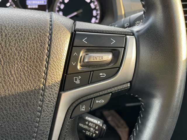 トヨタ ランドクルーザー プラド TX 石川県 2021(令3)年 1.9万km ブラック ４ＷＤ　社外９型ナビ　フルセグＴＶ　バックカメラ　ＬＥＤヘッドライト　ＥＴＣ　シートカバー　トヨタセーフティセンス　レーダークルーズ　クリアランスソナー　スペアタイヤ